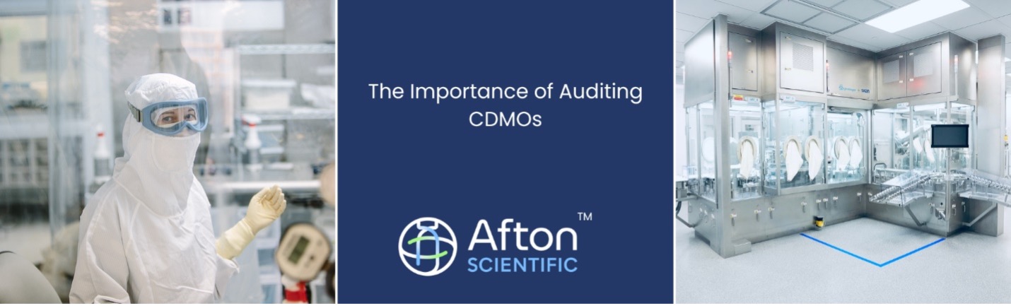 Banner image including a worker in PPE and a sterile pharmaceutical cleanroom